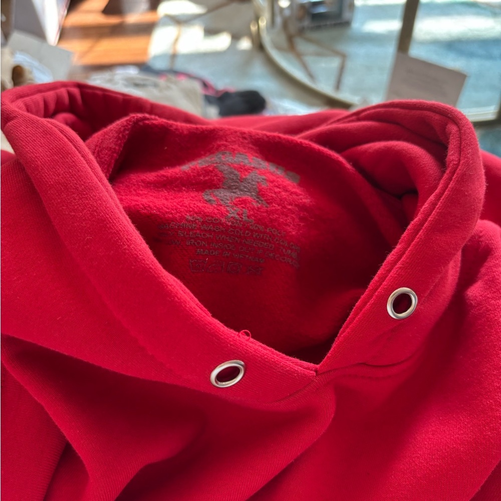 Pegasus X Trippie Redd Collab “I GOT YOU” Men’s Red Hoodie Size XL BRAND NEW - Picture 11 of 14